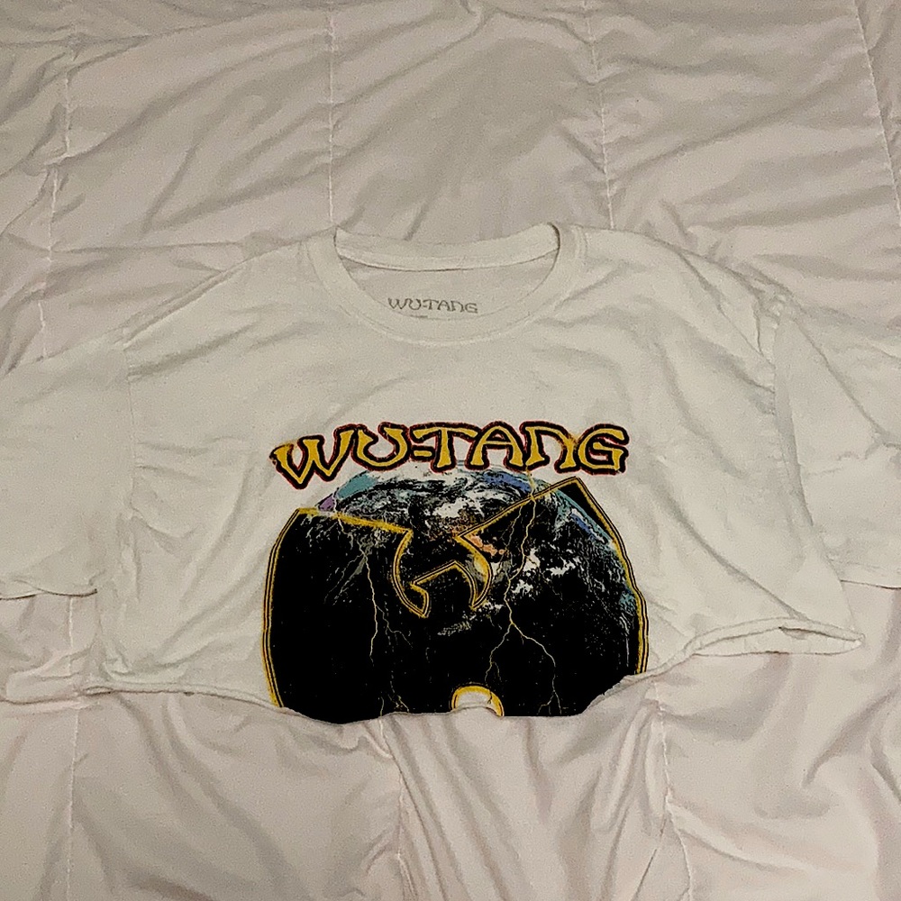 White Wu-Tang Crop Top